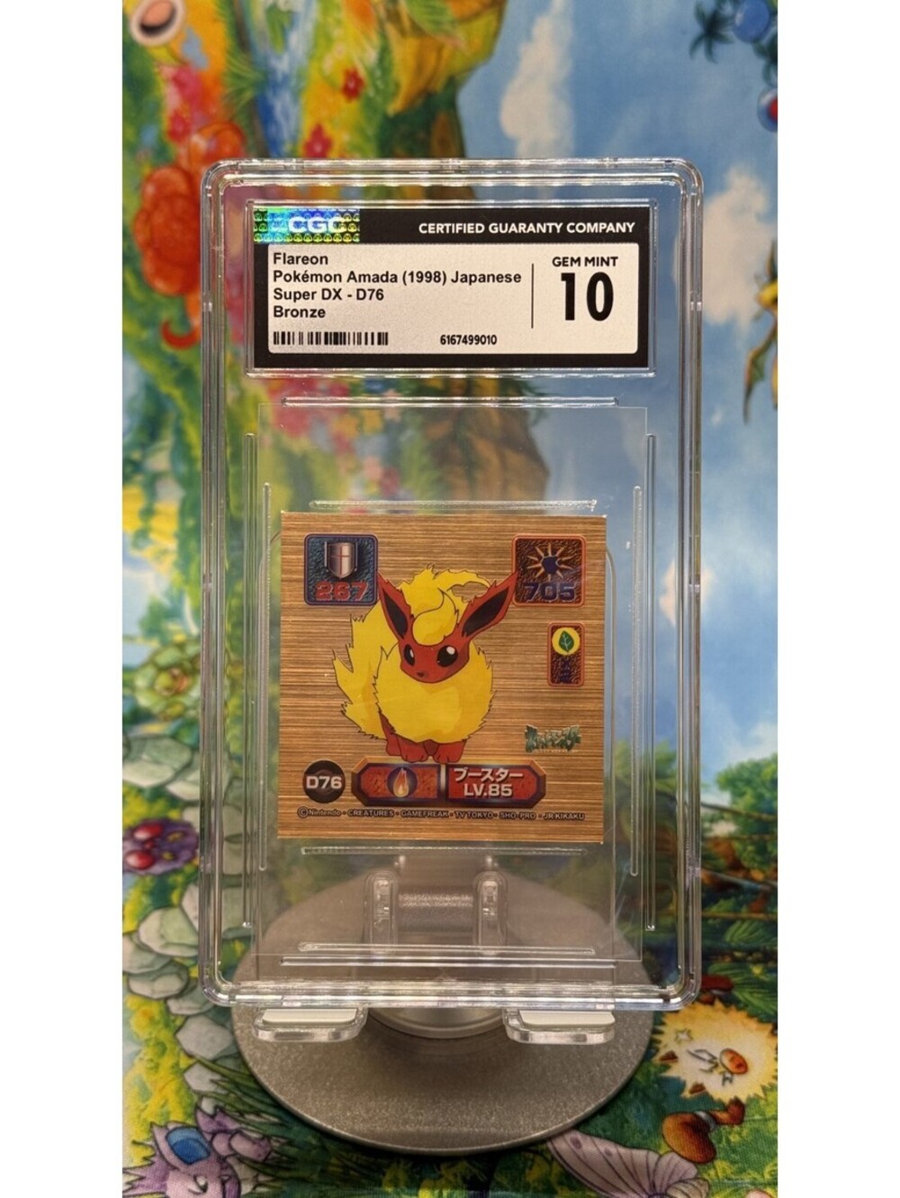 Flareon Amada Super DX D76 1998 Bronze Japanese CGC 10